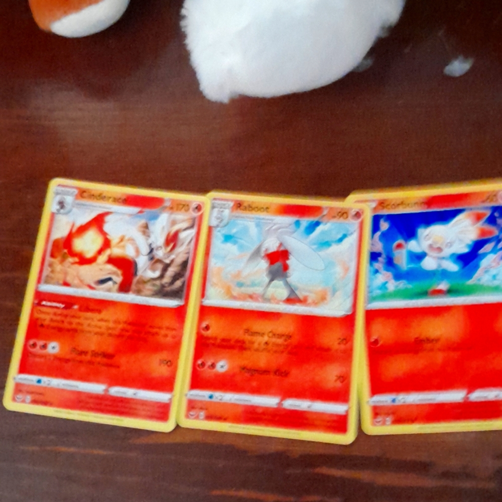 Pokémon 3 pack card